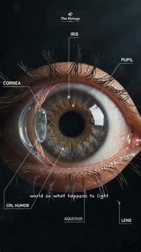 How the Human Eye Actually Sees the World #eyes #eyeanatomy #shorts