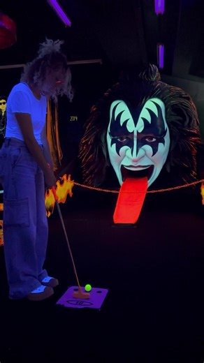 8.1K views · 128 reactions | If at first, you don't succeed, call it a practice swing and try again. Follow us for more golf tips. #GolfTips #PracticeSwing #MiniGolf #VegasThingsToDo #KISSArmy #KISSWorld | KISS World Las Vegas, Featuring KISS Mini Golf | Facebook