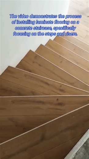 ​🪜 Laminate Flooring Installation on Concrete Stairs