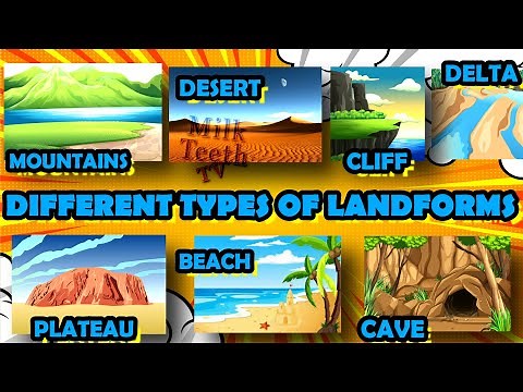 Different Types of Landforms | What are Landforms? Beginner's Geography | Physical Features of earth