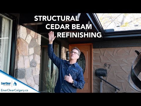 Cedar Structure Beam Refinishing and Custom Exterior Solutions