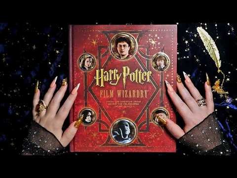 ASMR Explore with Me The Harry Potter Universe ✨ Book Flip through