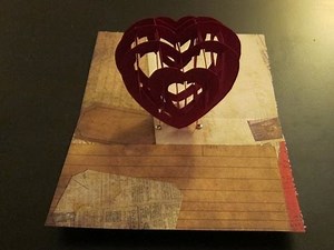 2 mins tutorial-3D Heart Card