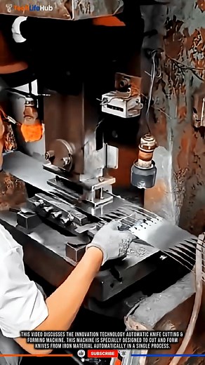 Innovation Technology; Automated Knife Cutting, Strong & High Precision. #technology | Viral Clip 1