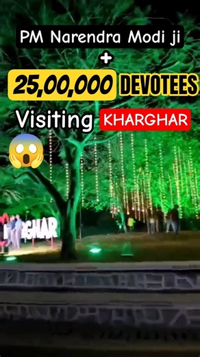 🇮🇳PM Narendra Modi & 25 LAKH Devotees Visiting KHARGHAR | Hind Di Chadar #shorts #pmmodi #viral