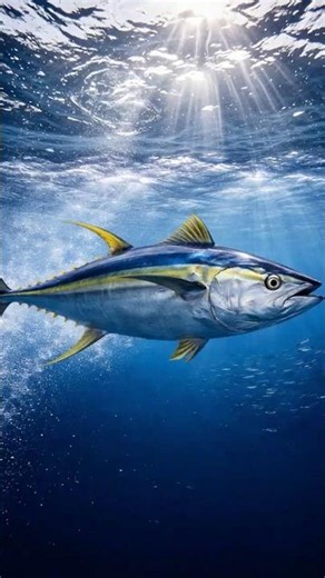 Yellowfin Tuna: The Ocean Rocket That Swallows Prey Mid-Chase