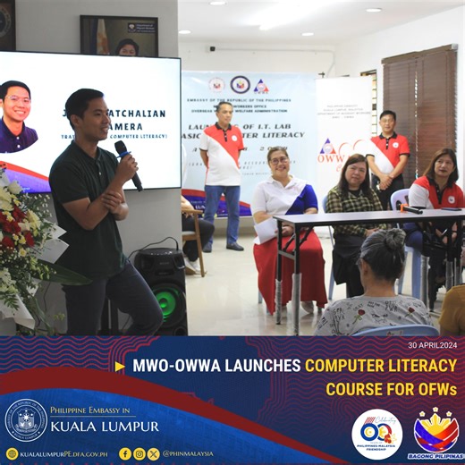 6.2K views · 116 reactions | MWO-OWWA LAUNCHES COMPUTER LITERACY...