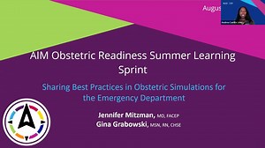 Session 4: Sharing Best Practices in Obstetric Simulations for the Emergency Department