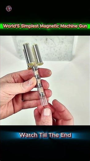 I Built a REAL Magnetic Machine Gun That Shoots Like Crazy!