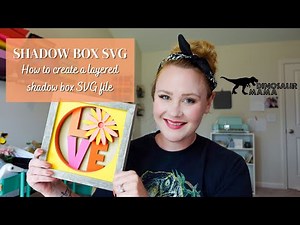 DIY Shadow Box SVG Tutorial | How to Make a 3D Shadow Box Template in Inkscape | Cricut SVG Tutorial