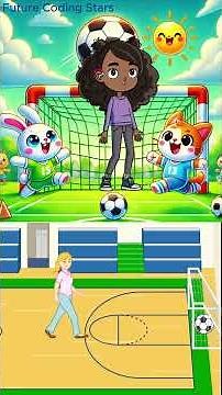 Amazing! Create a Soccer Game in ScratchJr #gamecodingforkids #childdevelopment #shorts