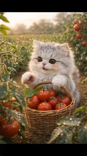토마토 수확해서 수제 피자 만들기 🍅 / トマトを収穫して手作りピザを作る🍅