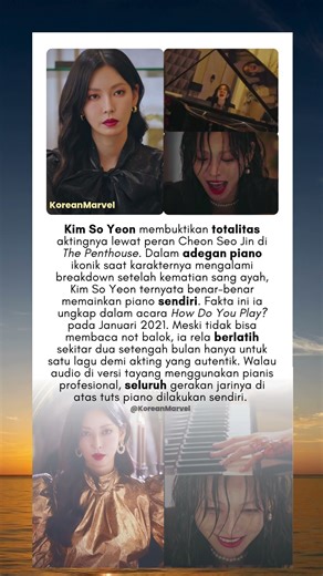 Adegan Piano Paling Gila di The Penthouse Ternyata BUKAN Akting?! #kimsoyeon #kdrama #shorts