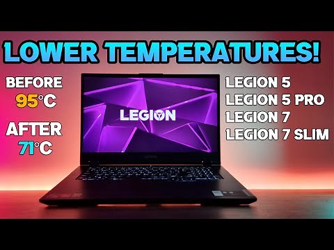 Lenovo LEGION Gaming Laptops | Lower Temperatures 100% Working