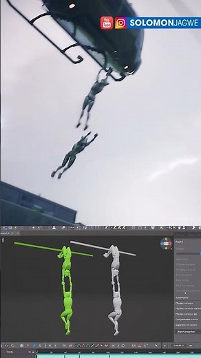 Realistic Character Animation for Short Films using Cascadeur 2025.1 ~ Ragdoll & In-Betweening