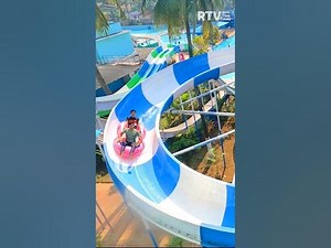 Water Park Slides at DreamWorld Resort waterpark shorts