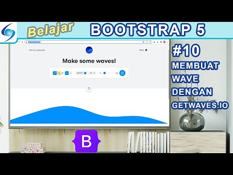 Membuat Wave Menggunakan GetWaves.IO – Belajar Bootstrap 5 #10