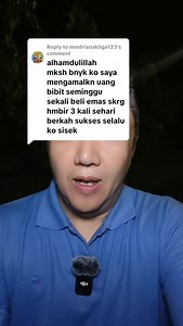 3.2K views · 724 reactions | Replying to @mmdrianaktiga123 gile bisnisnya apa nih,bisa kebeli emas setiap tiga hari, selamat ya, sukses selalu, salam cuan #bisnis #emas #uangganjilgenap | Frans Wiguna | Facebook