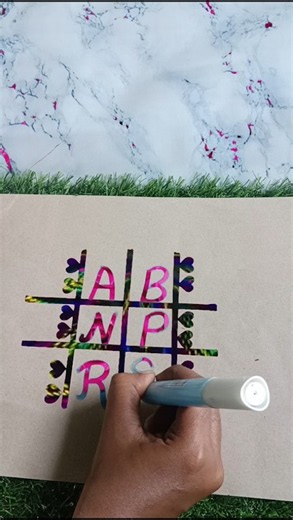 A, B, N, P, R, ❤️#shorts #viral #name #calligraphy ‪@Shenaazbycallgraphy‬