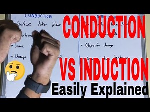 Conduction vs Induction|Difference between conduction and induction|Conduction and induction