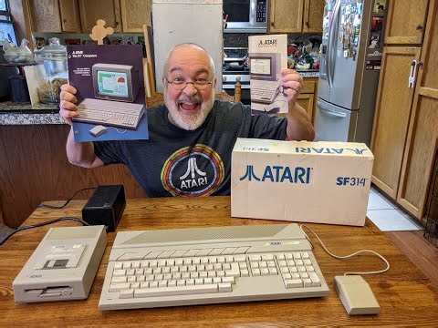 Atari 520ST Introduction - Computer & Brochures - 520STm - 16/32Bit - SF314 Floppy - Retro Vintage