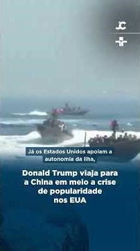 Trump embarca para encontro com Xi Jinping sob forte pressão política