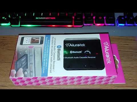 Aluratek Bluetooth universal audio cassette receiver adapter