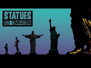 Famous Statues Size Comparison