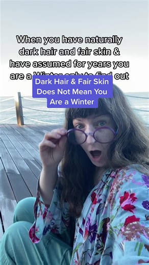 Dark Hair & Fair Skin: A Color Analysis