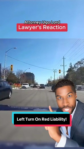 Left Turn on Red: Who's Liable? Attorney Reacts!