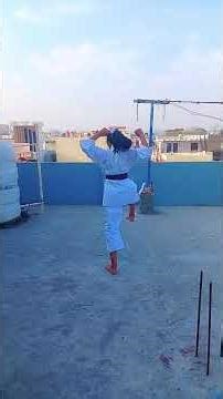sanika doing #Basaidai kata@shotokan karate