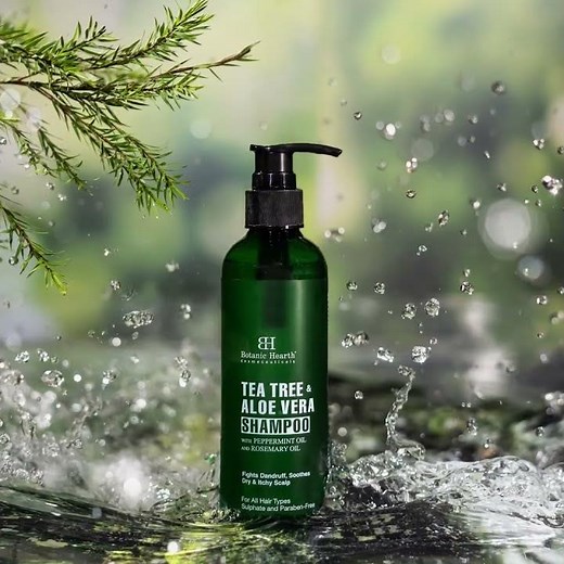 Tea Tree & Aloe Vera Shampoo | Botanic Earth – For a Clean, Calm & Flake-Free Scalp