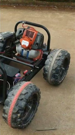 homemade rc lawn mower