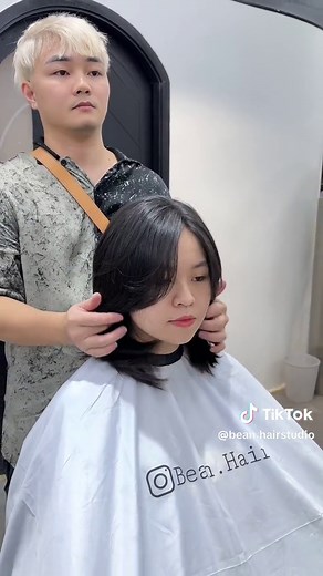 Lob Layer | BeanHairStudio #beanhairstudio #learnontiktok