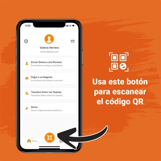 Escanea el código QR presionando el ícono en la pantalla de inicio de ATH Móvil. ¡Trátalo hoy! 🟧📲 🤳🏾💸 athmovil.com | ATH