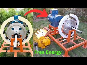 I Built a FREE Electricity Generator in 24 Hours! Make Free Electricity Generator Challenge