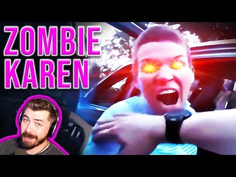 CRAZY Karen Tries To BITE Cops!!!