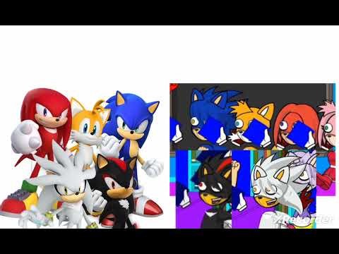 Sonic Tails Knuckles Shadow And Silver Meets Their GoAnimate Self