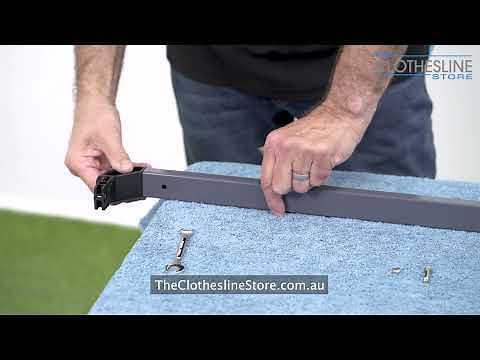 How to Install the Daytek Single Folding Frame Clothesline
