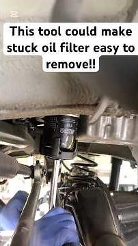 This tool make super tight oil filter easy to remove || How to remove stuck filter #oilfilter #vinno