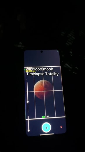 Total lunar eclipse timelapse #bloodmoon2026 #lunareclipse2026 #timelapse