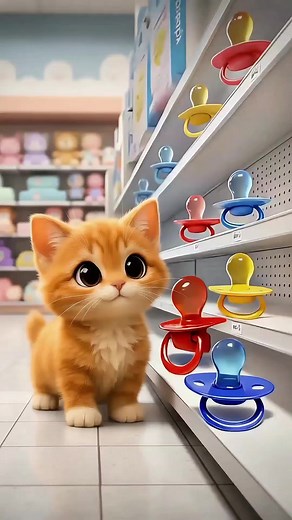 Cute and Happy Kitty Cartoon Animation