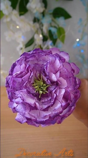 How to make Aesthetic Rose/DIY Flowers Making Ideas/Short/Craft/Flowers