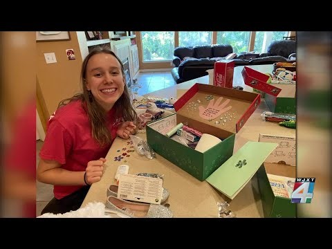 Fleming Island teen packs over 1,400 Christmas boxes while battling illness - and she’s not done yet