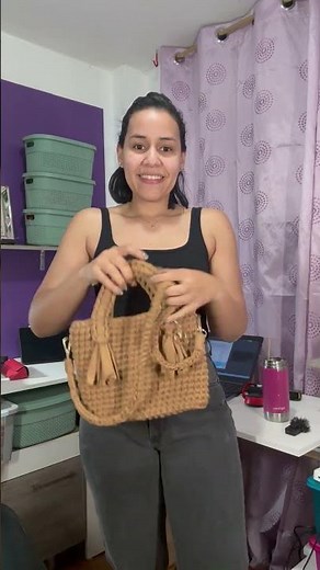 ¡Haz tu bolso bandolera a crochet tú misma! 💪✨ #soydanimake