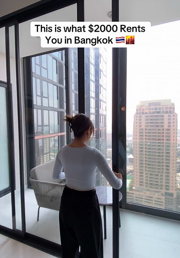 $2000/Month Skyline View Condo in Bangkok: A Room Tour