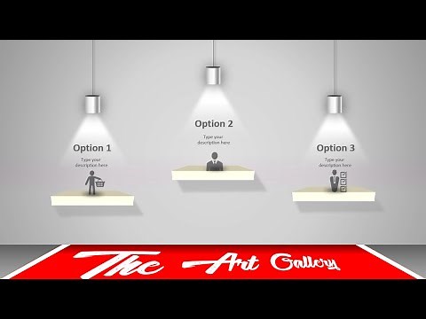 Create 3 steps exhibition PowerPoint Template | Free Download | PowerPoint University