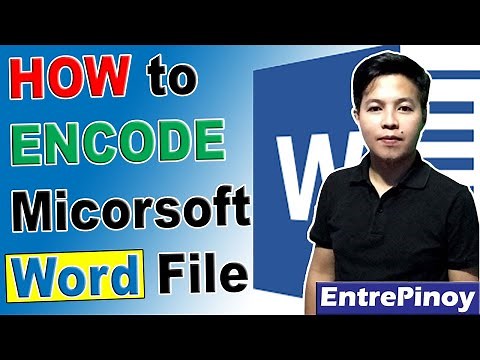 TIPS FOR ENCODING IN MICROSOFT WORD | MS Office Word for Beginners | EntrePinoy