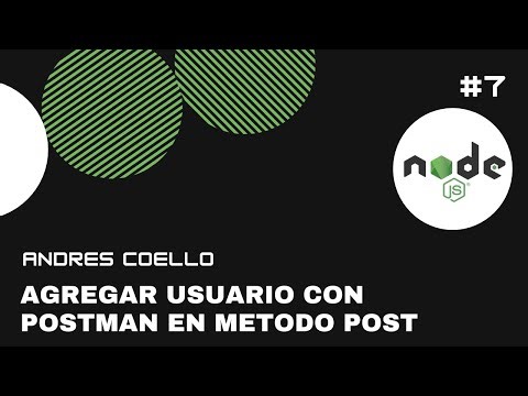 Metodo Post con Postman | Express js #7