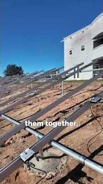 Ground-Mount Solar System in La Cresta #solarproject #electricians #murrieta